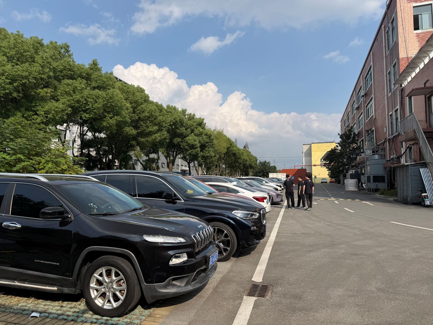 Buildings and outdoor infrastructure at the industrial park